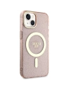 Hurtownia GSM - Etui Guess GUHMP14MHCMCGP Apple iPhone 14 Plus / 15 Plus rozie/pink hardcase Glitter Gold MagSafe - GUE2500 - {ean13} - Hurt