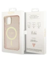 Hurtownia GSM - Etui Guess GUHMP14MHCMCGP Apple iPhone 14 Plus / 15 Plus rozie/pink hardcase Glitter Gold MagSafe - GUE2500 - {ean13} - Hurt