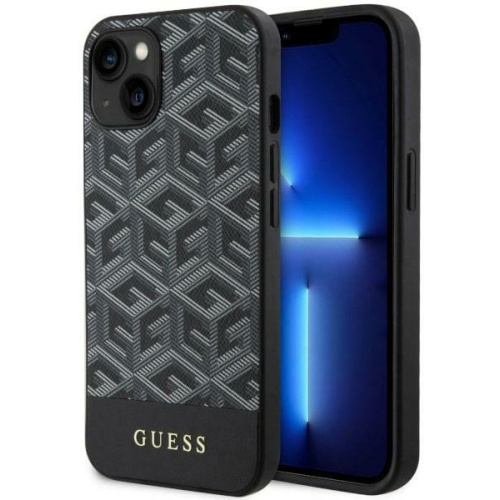 Hurtownia Guess - 3666339112431 - GUE2502 - Etui Guess GUHMP14MHGCFSEK Apple iPhone 14 Plus / 15 Plus czarny/black hardcase GCube Stripes MagSafe - B2B homescreen