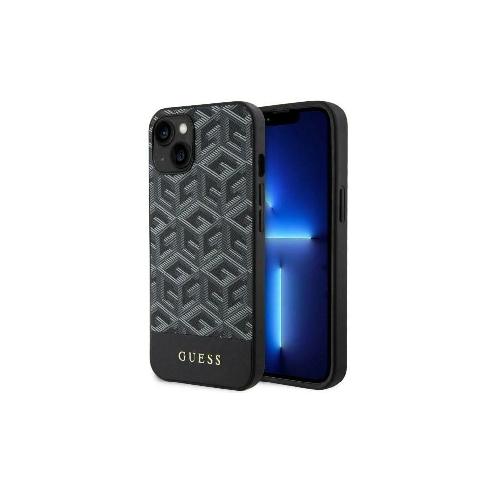 Wholesale Guess GUHMP14MHGCFSEK Apple iPhone 14 Plus / 15 Plus black hardcase GCube Stripes MagSafe - GUE2502 - {ean13} - Hurt