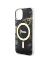 Hurtownia GSM - Etui Guess GUHMP14MHTMRSK Apple iPhone 14 Plus / 15 Plus černý/black hardcase Golden Marble MagSafe - GUE2503 - {ean13} - Hurt