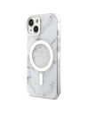 Hurtownia GSM - Etui Guess GUHMP14MPCUMAH Apple iPhone 14 Plus / 15 Plus biały/white hardcase Marble MagSafe - GUE2504 - {ean13} - Hurt
