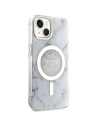 Wholesale Guess GUHMP14MPCUMAH Apple iPhone 14 Plus / 15 Plus white hardcase Marble MagSafe - GUE2504 - {ean13} - Hurt