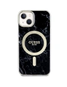 Wholesale Guess GUHMP14MPCUMAK Apple iPhone 14 Plus / 15 Plus black hardcase Marble MagSafe - GUE2505 - {ean13} - Hurt