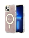 Etui Guess GUHMP14SH4STP Apple iPhone 14 różowy/pink hardcase 4G MagSafe