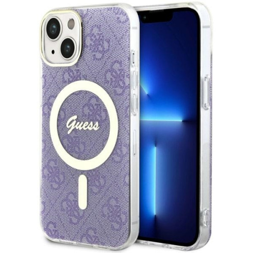 Guess Distributor - 3666339127190 - GUE2508 - Guess GUHMP14SH4STU Apple iPhone 14 purple hardcase 4G MagSafe - B2B homescreen
