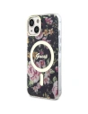 Wholesale Guess GUHMP14SHCFWSK Apple iPhone 14 black hardcase Flower MagSafe - GUE2511 - {ean13} - Hurt