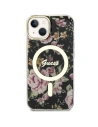 Wholesale Guess GUHMP14SHCFWSK Apple iPhone 14 black hardcase Flower MagSafe - GUE2511 - {ean13} - Hurt