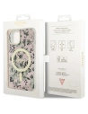 Wholesale Guess GUHMP14SHCFWSP Apple iPhone 14 pink hardcase Flower MagSafe - GUE2512 - {ean13} - Hurt