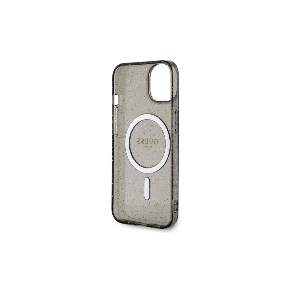 Hurtownia GSM - Etui Guess GUHMP14SHCMCGK Apple iPhone 14 černý/black hardcase Glitter Gold MagSafe - GUE2514 - {ean13} - Hurt
