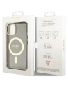 Hurtownia GSM - Etui Guess GUHMP14SHCMCGK Apple iPhone 14 černý/black hardcase Glitter Gold MagSafe - GUE2514 - {ean13} - Hurt