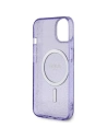 Etui Guess GUHMP14SHCMCGU Apple iPhone 14 purpurowy/purple hardcase Glitter Gold MagSafe