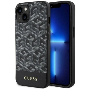 Etui Guess GUHMP14SHGCFSEK Apple iPhone 14 czarny/black hardcase GCube Stripes MagSafe