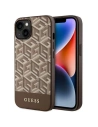 Etui Guess GUHMP14SHGCFSEW Apple iPhone 14 brązowy/brown hardcase GCube Stripes MagSafe