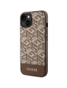 Etui Guess GUHMP14SHGCFSEW Apple iPhone 14 brązowy/brown hardcase GCube Stripes MagSafe