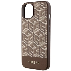 Etui Guess GUHMP14SHGCFSEW Apple iPhone 14 brązowy/brown hardcase GCube Stripes MagSafe