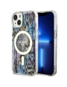 Etui Guess GUHMP14SHLEOPWB Apple iPhone 14 niebieski/blue hardcase Leopard MagSafe
