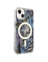 Etui Guess GUHMP14SHLEOPWB Apple iPhone 14 niebieski/blue hardcase Leopard MagSafe