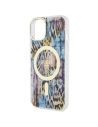 Etui Guess GUHMP14SHLEOPWB Apple iPhone 14 niebieski/blue hardcase Leopard MagSafe