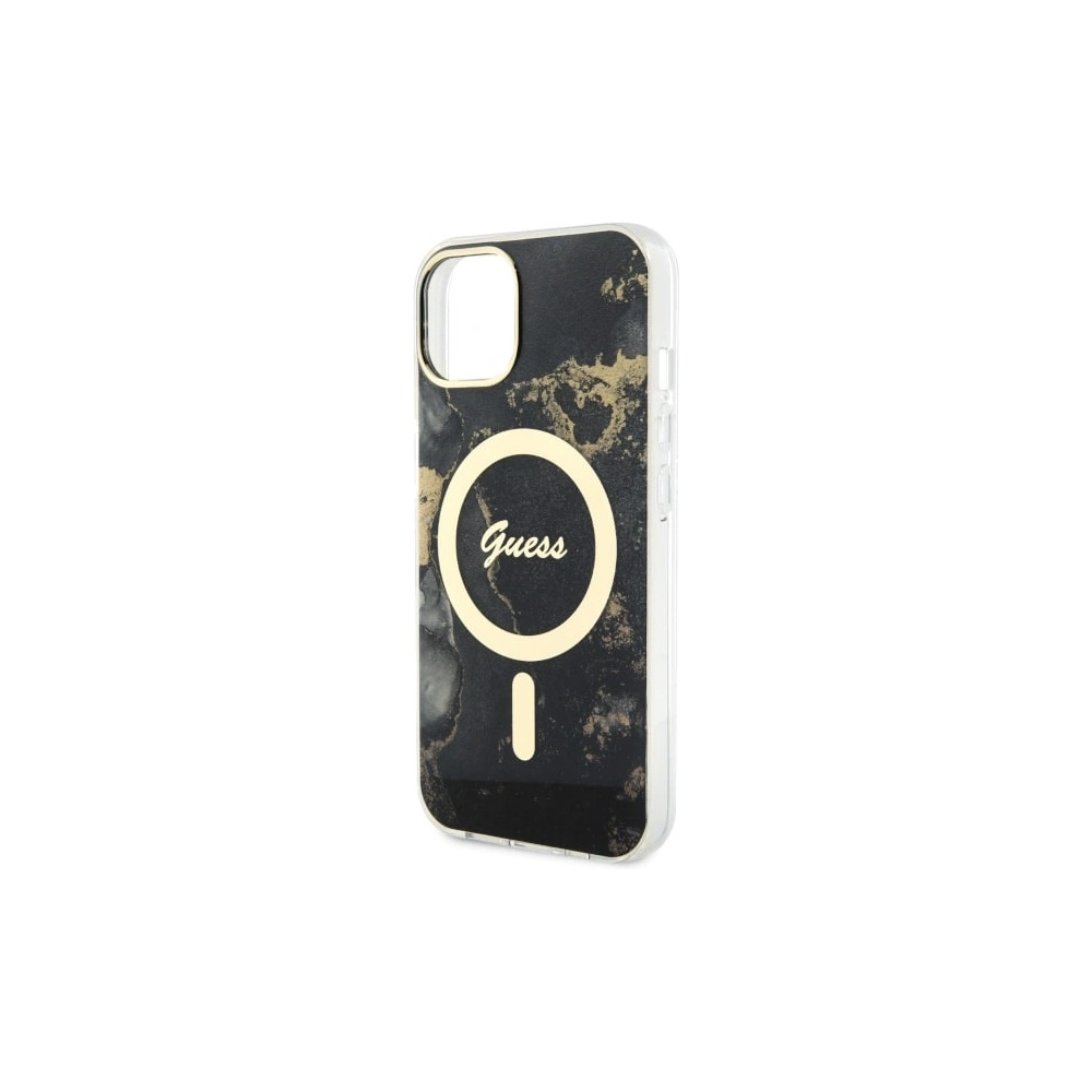 Hurtownia GSM - Etui Guess GUHMP14SHTMRSK Apple iPhone 14 czarny/black hardcase Golden Marble MagSafe - GUE2521 - {ean13} - Hurt