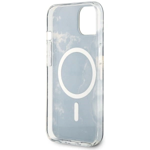 Etui Guess GUHMP14SHTMRSK Apple iPhone 14 czarny/black hardcase Golden Marble MagSafe