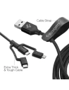 Hurtownia GSM - Spigen C10I3 3in1 USB-C, Lightning și cablu microUSB 150cm Negru - SPN770BLK - {ean13} - Hurt