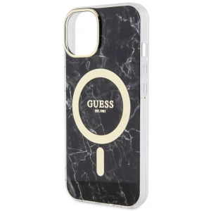 Etui Guess GUHMP14SPCUMAK Apple iPhone 14 czarny/black hardcase Marble MagSafe