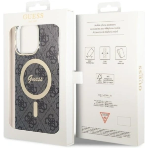 Guess GUHMP14XH4STK Apple iPhone 14 Pro Max black hardcase 4G MagSafe