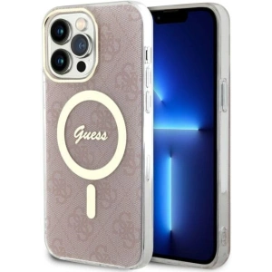 Hurtownia GSM - Etui Guess GUHMP14XH4STP Apple iPhone 14 Pro Max rosa/pink hardcase 4G MagSafe - GUE2526 - {ean13} - Hurt