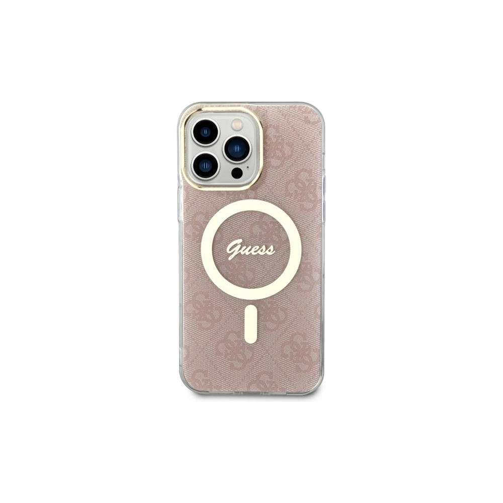 Hurtownia GSM - Etui Guess GUHMP14XH4STP Apple iPhone 14 Pro Max rózsaszín/pink hardcase 4G MagSafe - GUE2526 - {ean13} - Hurt