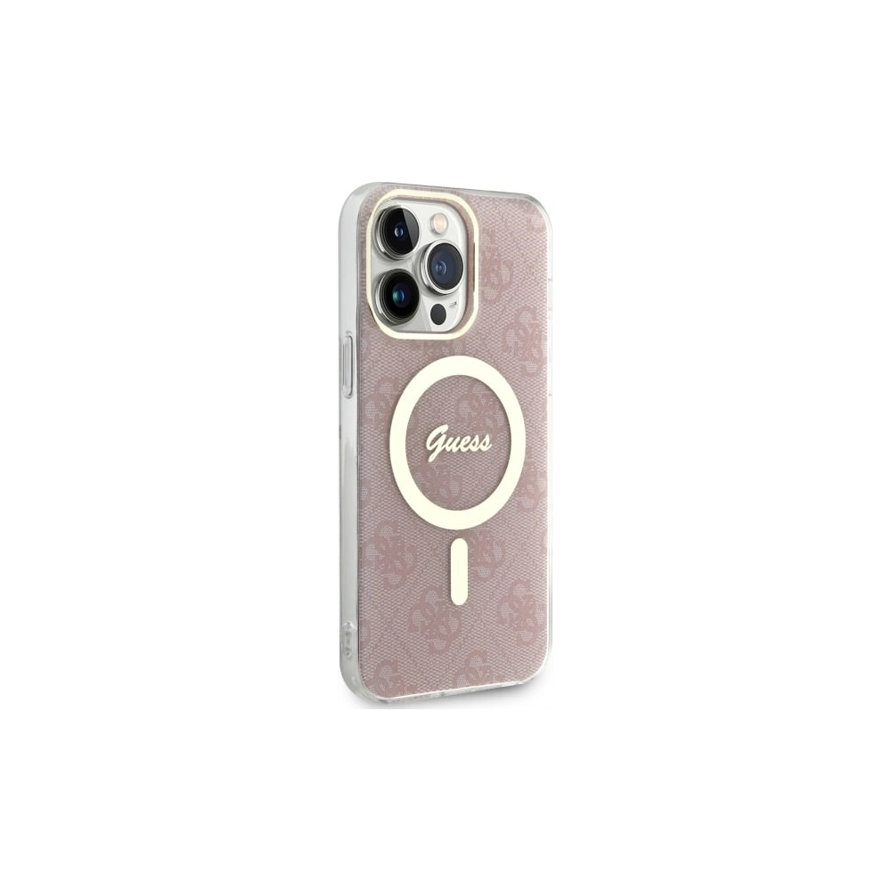 Hurtownia GSM - Etui Guess GUHMP14XH4STP Apple iPhone 14 Pro Max rózsaszín/pink hardcase 4G MagSafe - GUE2526 - {ean13} - Hurt