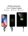 Hurtownia GSM - Spigen C10I3 3in1 USB-C, Lightning și cablu microUSB 150cm Negru - SPN770BLK - {ean13} - Hurt
