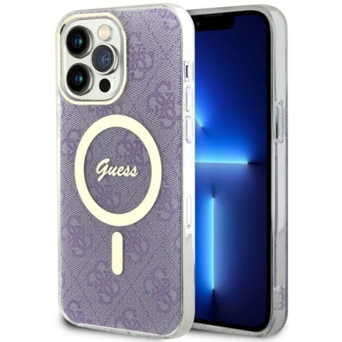 Guess Distributor - 3666339118259 - GUE2527 - Guess GUHMP14XH4STU Apple iPhone 14 Pro Max purple hardcase 4G MagSafe - B2B homescreen