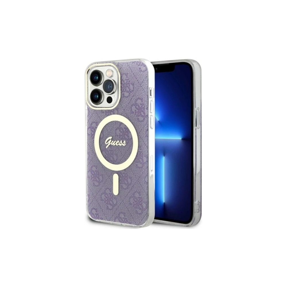 Hurtownia GSM - Etui Guess GUHMP14XH4STU Apple iPhone 14 Pro Max purpurový/purple hardcase 4G MagSafe - GUE2527 - {ean13} - Hurt