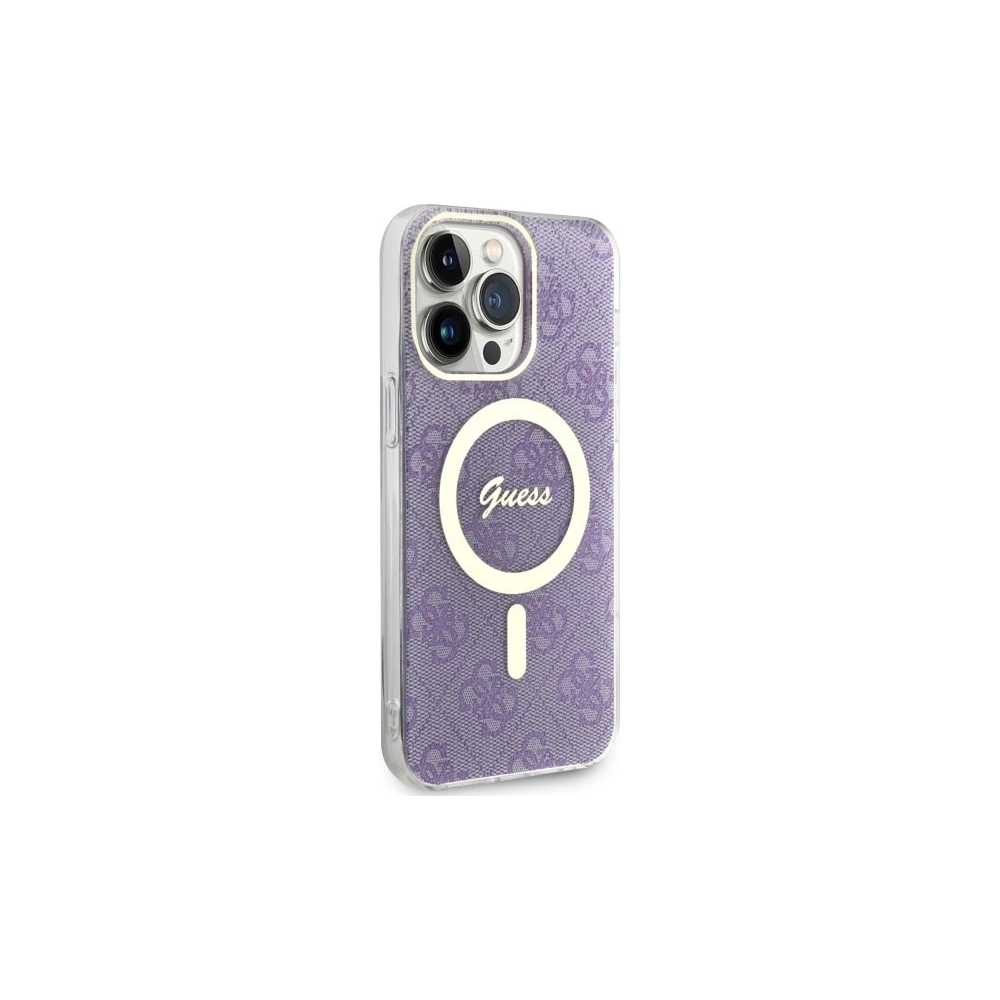 Hurtownia GSM - Etui Guess GUHMP14XH4STU Apple iPhone 14 Pro Max purpurowy/purple hardcase 4G MagSafe - GUE2527 - {ean13} - Hurt