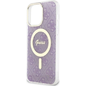 Guess GUHMP14XH4STU Apple iPhone 14 Pro Max purple hardcase 4G MagSafe