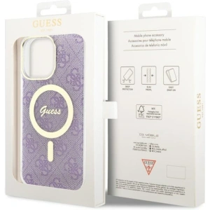 Guess GUHMP14XH4STU Apple iPhone 14 Pro Max purple hardcase 4G MagSafe