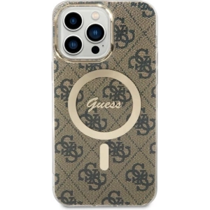 Guess GUHMP14XH4STW Apple iPhone 14 Pro Max brown hardcase 4G MagSafe