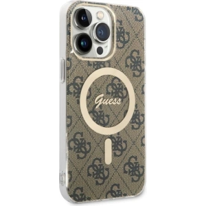 Guess GUHMP14XH4STW Apple iPhone 14 Pro Max brown hardcase 4G MagSafe
