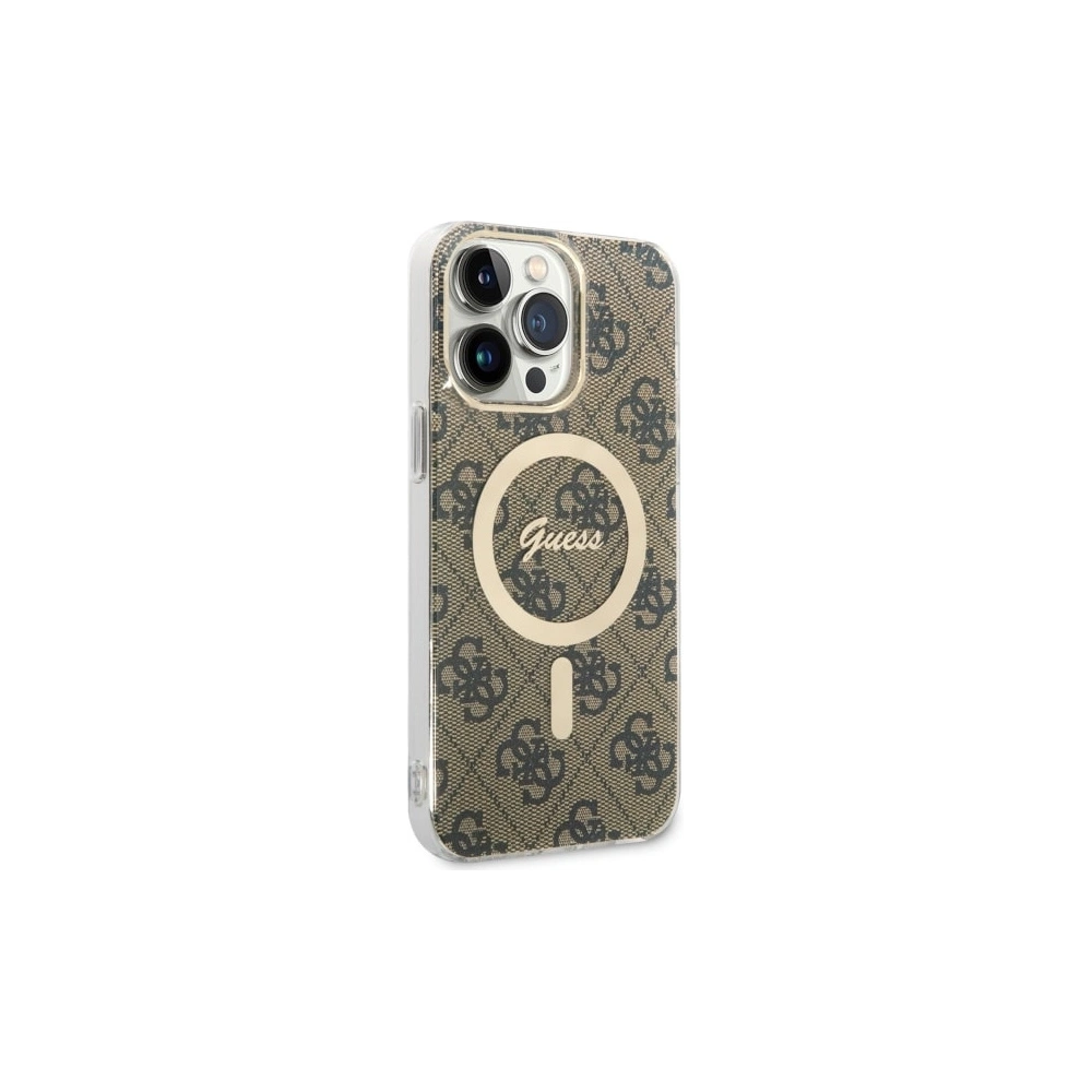 Hurtownia GSM - Etui Guess GUHMP14XH4STW Apple iPhone 14 Pro Max braun/brown hardcase 4G MagSafe - GUE2528 - {ean13} - Hurt
