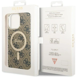 Guess GUHMP14XH4STW Apple iPhone 14 Pro Max brown hardcase 4G MagSafe