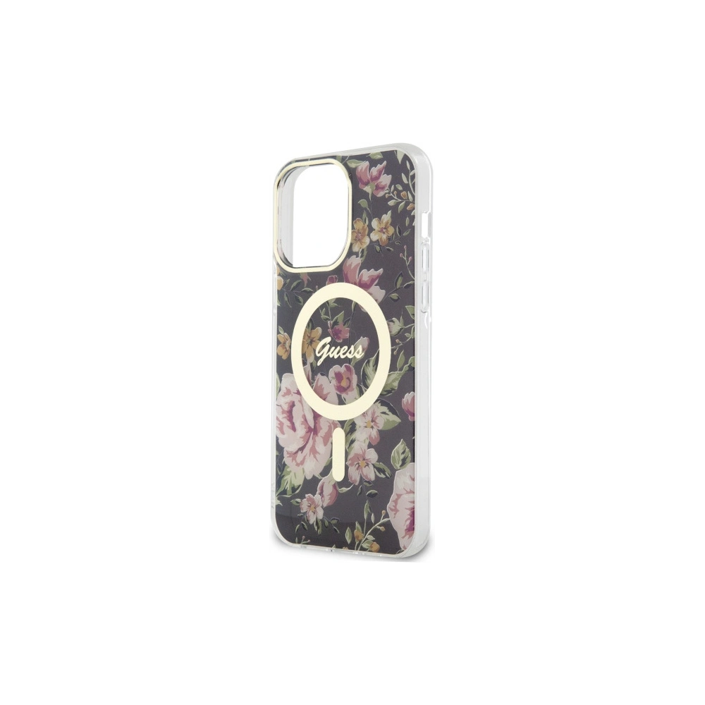 Hurtownia GSM - Etui Guess GUHMP14XHCFWSK Apple iPhone 14 Pro Max schwarz/black hardcase Flower MagSafe - GUE2530 - {ean13} - Hurt