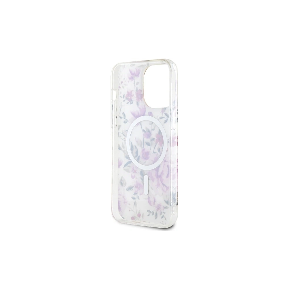Hurtownia GSM - Etui Guess GUHMP14XHCFWST Apple iPhone 14 Pro Max transparentes Hardcase Flower MagSafe - GUE2532 - {ean13} - Hurt