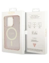 Hurtownia GSM - Etui Guess GUHMP14XHCMCGP Apple iPhone 14 Pro Max różowy/pink hardcase Glitter Gold MagSafe - GUE2534 - {ean13} - Hurt