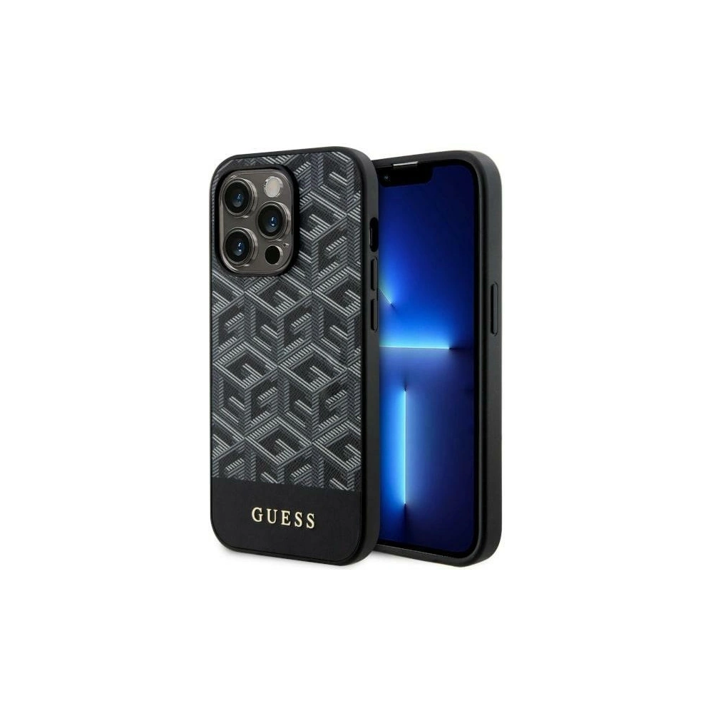 Hurtownia GSM - Etui Guess GUHMP14XHGCFSEK Apple iPhone 14 Pro Max černý/black hardcase GCube Stripes MagSafe - GUE2536 - {ean13} - Hurt