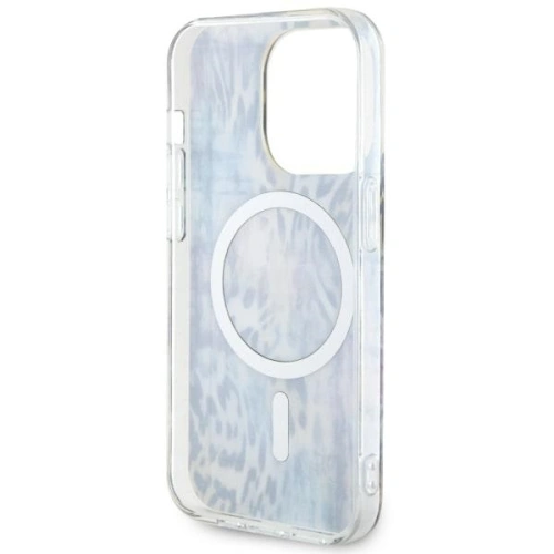 Etui Guess GUHMP14XHLEOPWB Apple iPhone 14 Pro Max niebieski/blue hardcase Leopard MagSafe