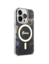 Hurtownia GSM - Etui Guess GUHMP14XHTMRSK Apple iPhone 14 Pro Max schwarz/black hardcase Golden Marble MagSafe - GUE2539 - {ean13} - Hurt