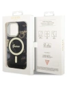 Hurtownia GSM - Etui Guess GUHMP14XHTMRSK Apple iPhone 14 Pro Max schwarz/black hardcase Golden Marble MagSafe - GUE2539 - {ean13} - Hurt