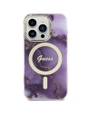 Hurtownia GSM - Etui Guess GUHMP14XHTMRSU Apple iPhone 14 Pro Max purpurrot/lila Hartschale Golden Marble MagSafe - GUE2540 - {ean13} - Hurt