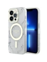 Etui Guess GUHMP14XPCUMAH Apple iPhone 14 Pro Max weiß/white hardcase Marble MagSafe